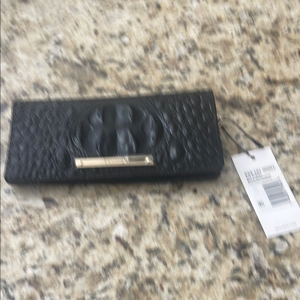 Brahmin Black Leather Wallets Collection